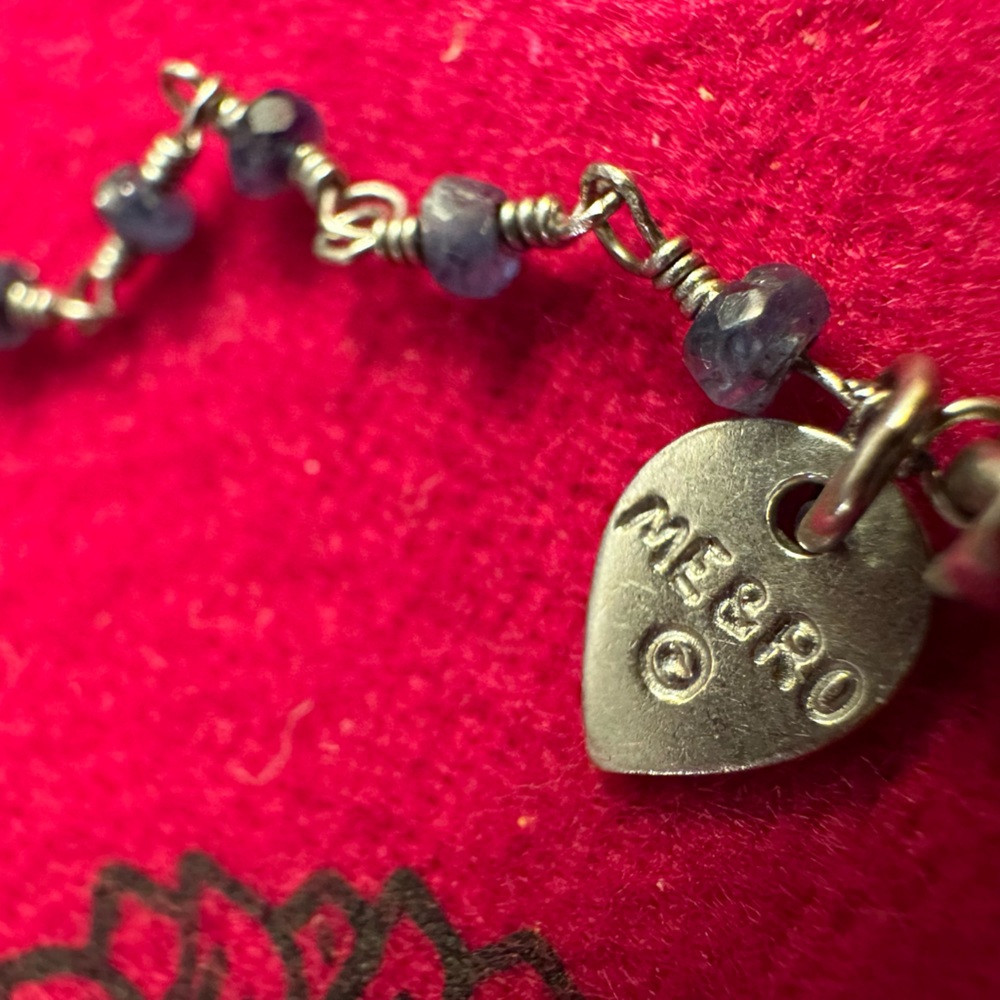 WOW POSHMARK - Authentic Me & Ro Diamond & Sapphire and Platinum Bracelet - Picture 6 of 16